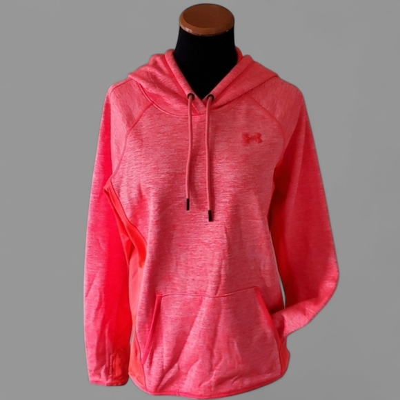 NWOT Under Armour Cold Gear S Barbiecore Performance Wear Athleisure Hoodie - Picture 1 of 13